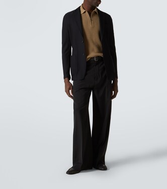 Polo in maglia a coste | Giorgio Armani