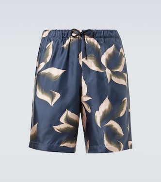 Bedruckte Shorts aus Seide | Dries Van Noten
