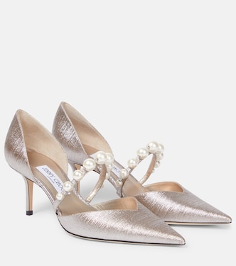 Aurelie 65 embellished glitter pumps | Jimmy Choo