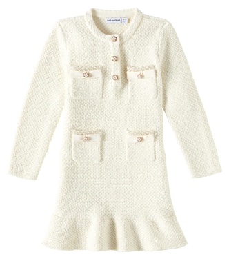 Sequined knitted dress | Self-Portrait Kids