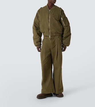 Bomberjacke A-4 aus Baumwoll-Canvas | Entire Studios