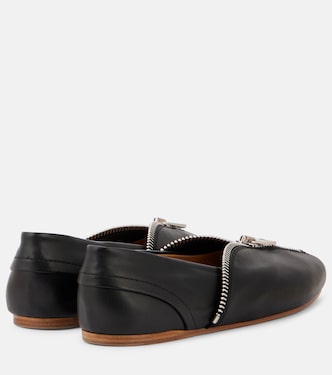 Ballerine Biker in pelle | JW Anderson