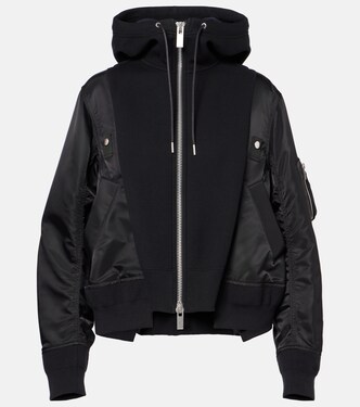 Sudadera con capucha en mezcla de algodón | Sacai