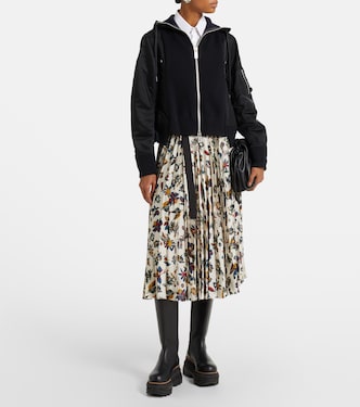Sudadera con capucha en mezcla de algodón | Sacai