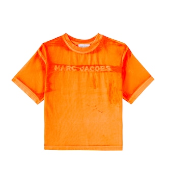 T-shirt in jersey di cotone con logo | Marc Jacobs Kids