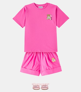 Camiseta Teddy Bear en jersey de algodón | Moschino Kids