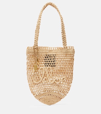 Tote Summer Banana Small aus Raffiabast | Chloé
