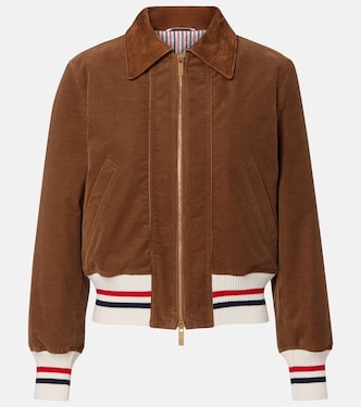 Wale cotton corduroy down jacket | Thom Browne