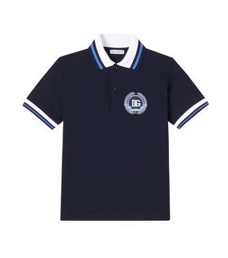 Polo en coton à logo | Dolce&Gabbana Kids
