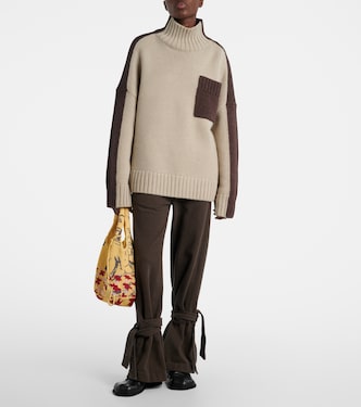 테이퍼드 코튼 플리스 스웨트팬츠 | JW Anderson
