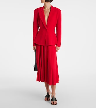 Gonna midi a pieghe | Norma Kamali