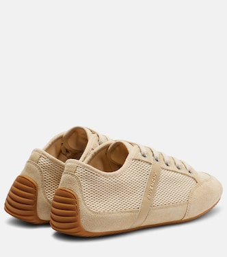 Suede-trimmed sneakers | Givenchy