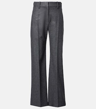 Pantalones rectos de lana virgen | Brunello Cucinelli