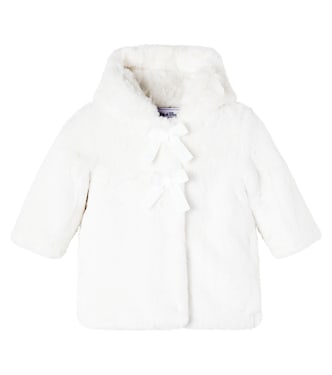 Baby bow-detail coat | Tartine et Chocolat