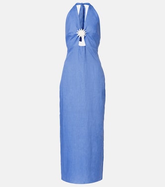 Orly cutout linen maxi dress | Cala de la Cruz
