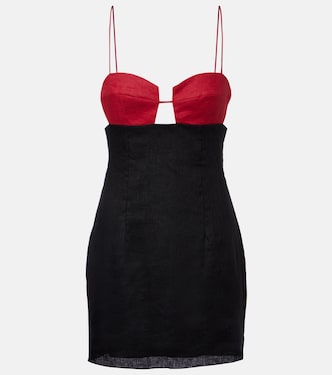 Soline linen minidress | Cala de la Cruz