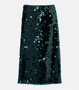 Lucite sequined midi skirt | Vince