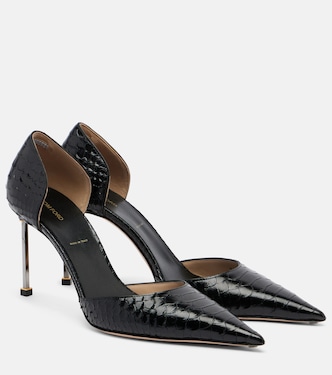 Spire snake-effect leather pumps | Tom Ford