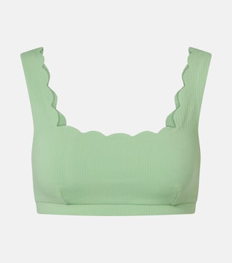 Palm Springs scalloped bikini top | Marysia