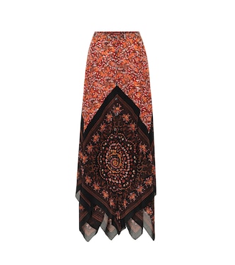 Gonna Hance a stampa in seta | Altuzarra