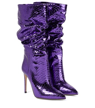 Botas de piel efecto serpiente | Paris Texas