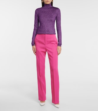 Jersey de cuello alto metalizado | Stella McCartney