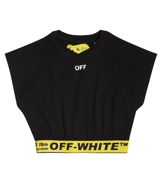 Top en coton à logo | Off-White Kids