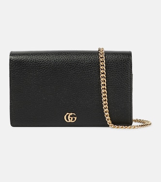 Clutch portafoglio GG Marmont in pelle | Gucci