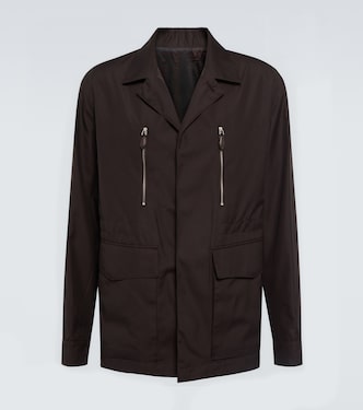 Jacke aus einem Seidengemisch | Berluti