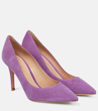 Gianvito 85 suede pumps | Gianvito Rossi