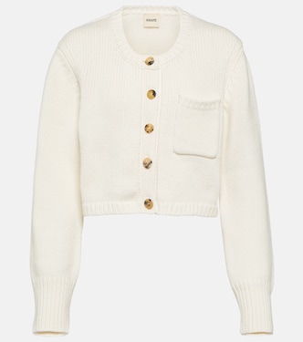 Lavan cropped cashmere cardigan | Khaite