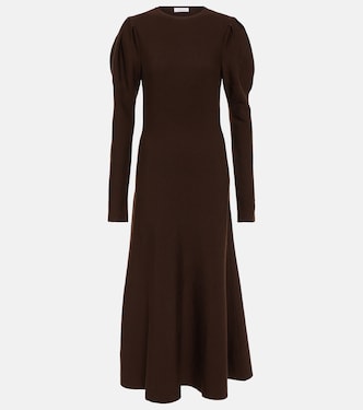 Vestido midi Hannah de lana virgen | Gabriela Hearst