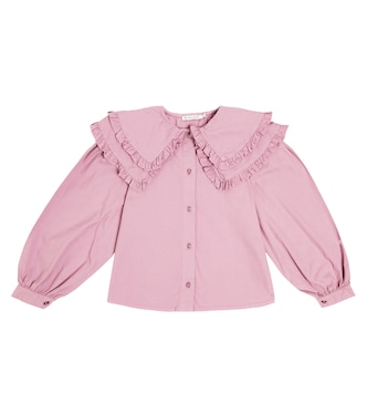 Top Jimena in cotone con volant | The New Society