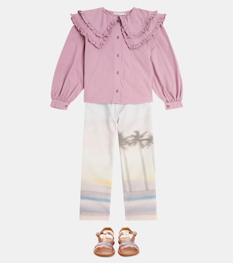 Top Jimena in cotone con volant | The New Society