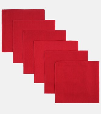 Set of 6 cotton napkins | Lisa Corti