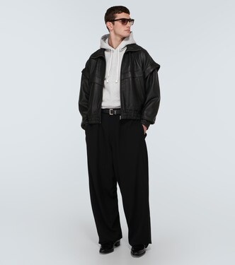 Sweat-shirt à capuche Cassandre en coton | Saint Laurent
