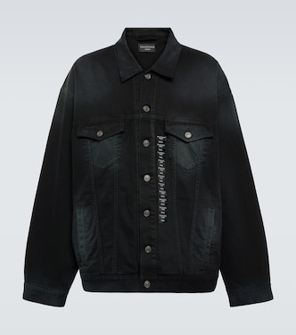 Giacca di jeans oversize Sticker  | Balenciaga
