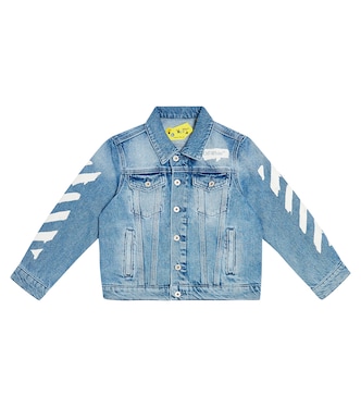 Chaqueta Paint Graphic en denim | Off-White Kids