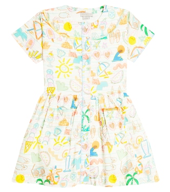 Bedrucktes Kleid aus Baumwolle | Stella McCartney Kids