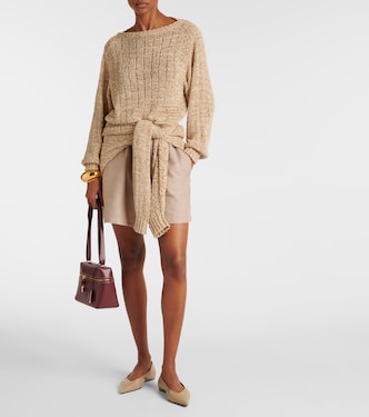 Perth linen shorts | Loro Piana