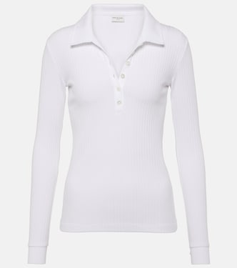 Horst cotton-blend polo shirt | Dries Van Noten
