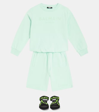 Chándal de jersey de algodón | Balmain Kids