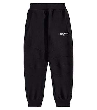 Pantalones deportivos de algodón | Balmain Kids