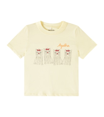 T-Shirt Agatha Dogs aus Baumwoll-Jersey | Mini Rodini
