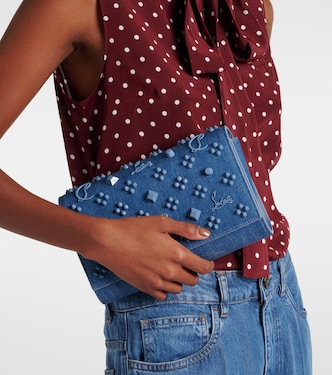 Clutch Paloma in denim | Christian Louboutin