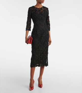 Vestido midi de encaje | Carolina Herrera