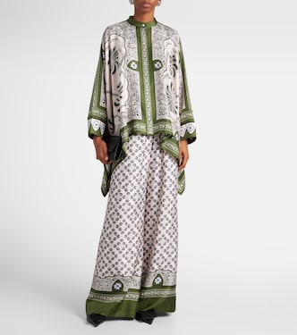 Camicia Foulard in twill di seta | La DoubleJ