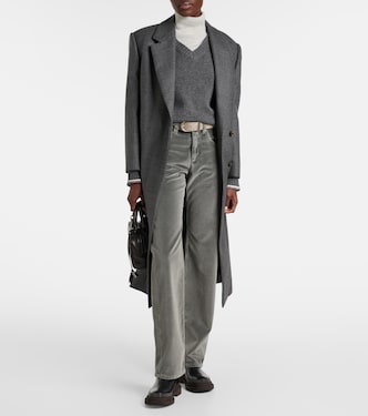 Pantalon droit en laine | Brunello Cucinelli