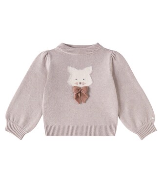 Denna bow-detail wool sweater | Donsje