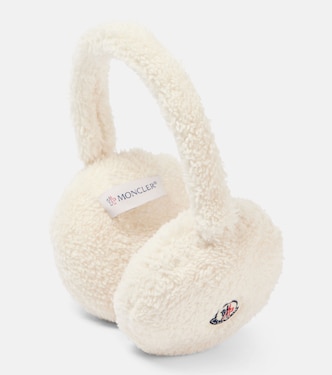 Scaldaorecchie in teddy con logo | Moncler